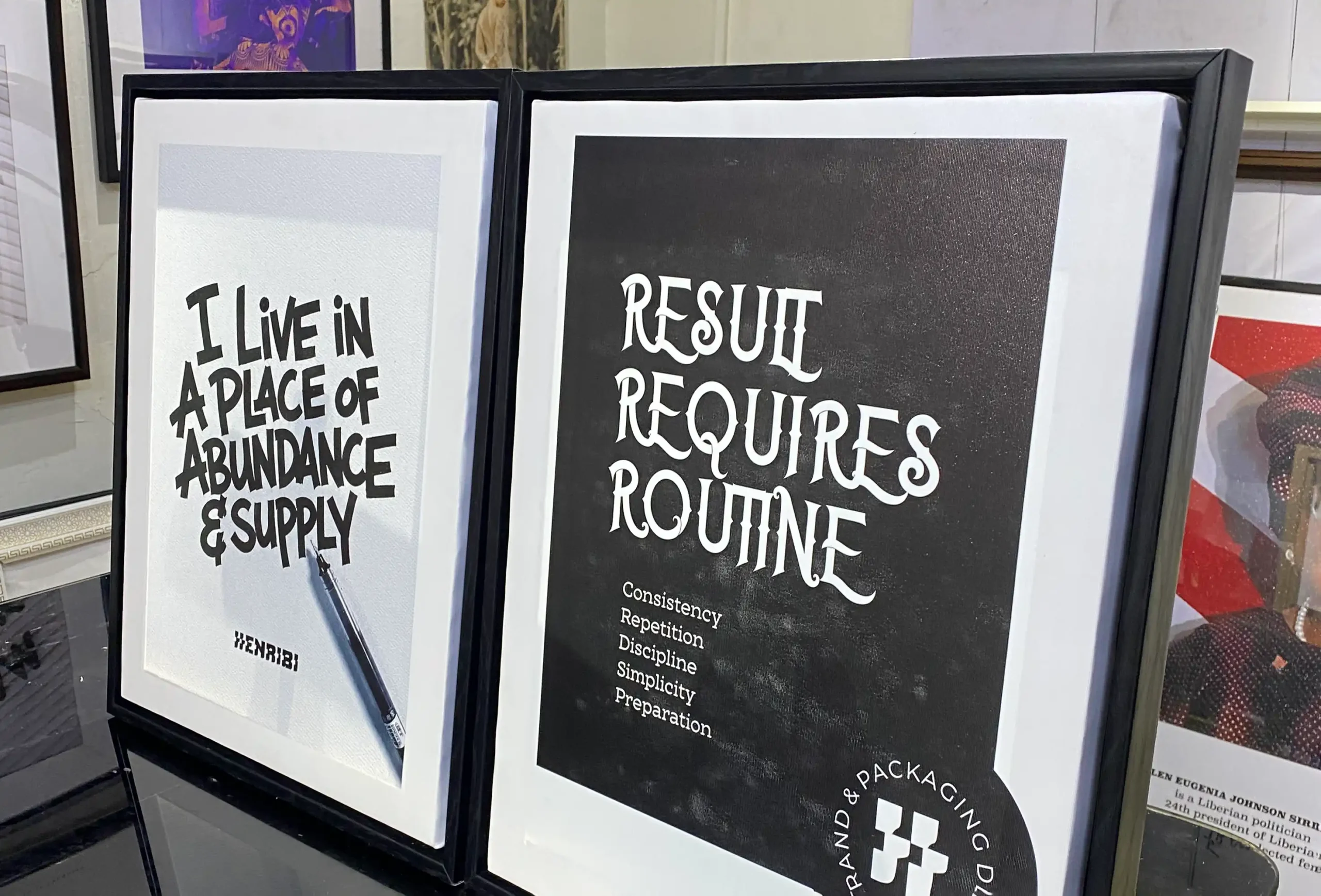 canvass print on floating frame